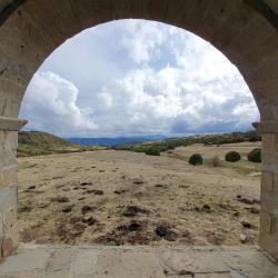 Vista desde la iglesia de Santa Orosia enla montaña Oturia