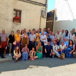 26/6 – Foto grupal en la despedida de la hermandad de Santa Orosia